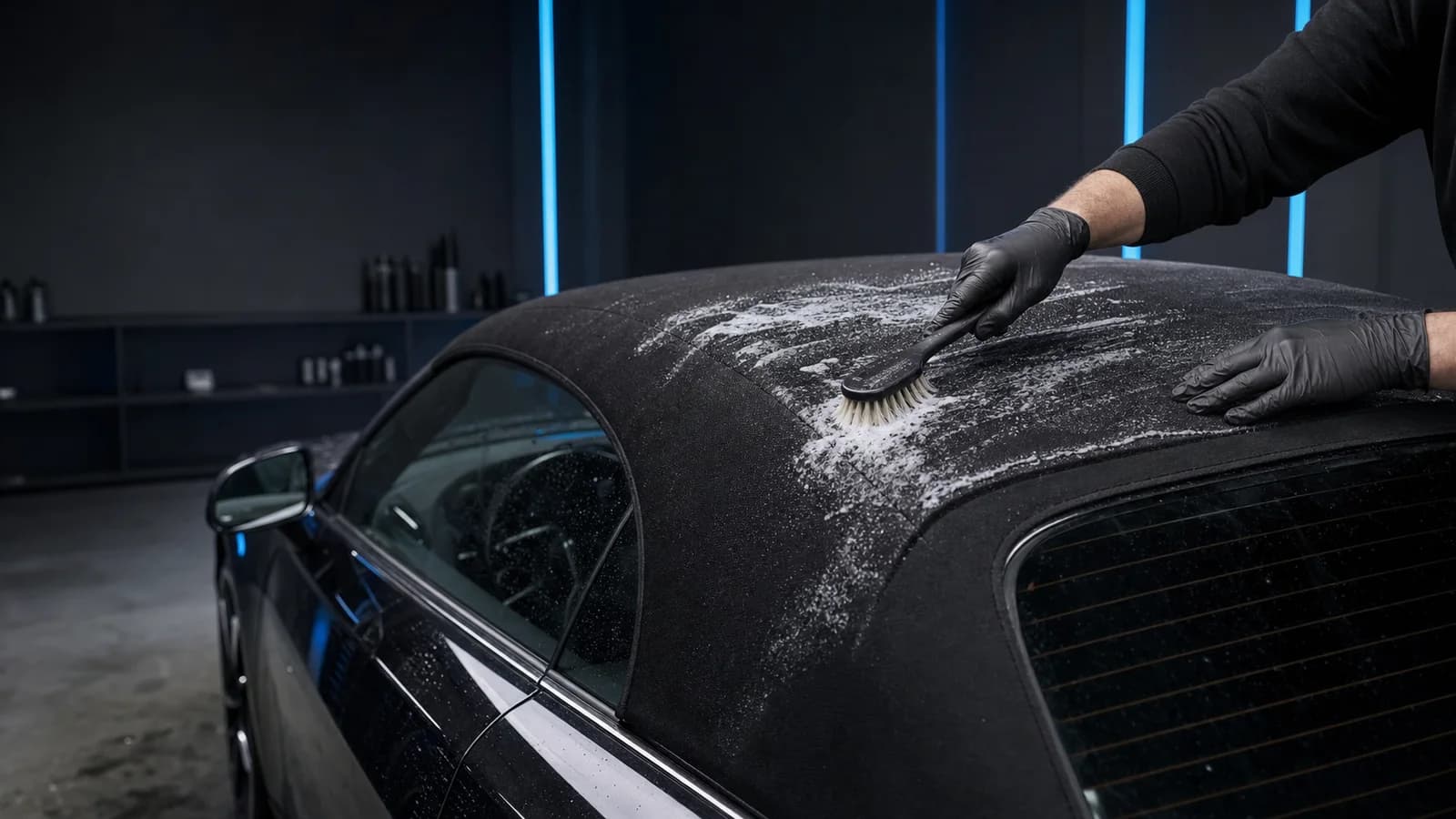 Czyszczenie dachów cabrio w Cleanpark Szczecin