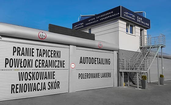 Siedziba Cleanpark Car Detailing przy ulicy Piskorskiego 2 w Szczecinie
